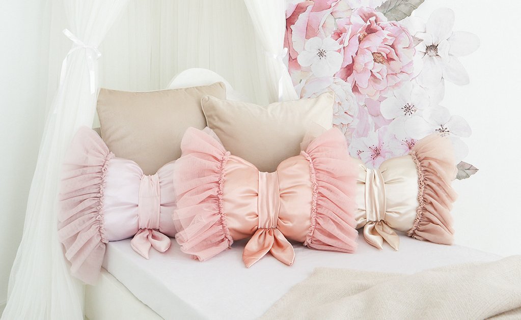 Kissen Deluxe Dreamy Bow Light Pink