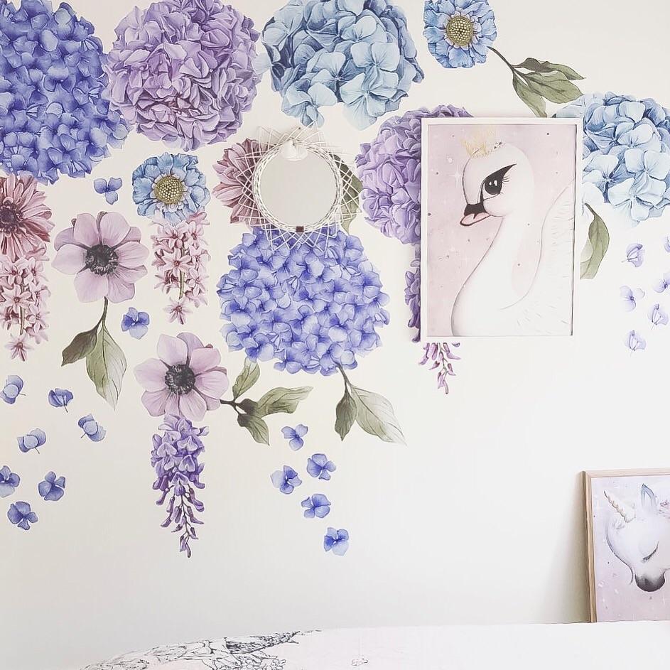 Lot de pailles en silicone Zoe, bleu multicolore