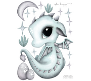 Wandsticker Drachenbaby Rex