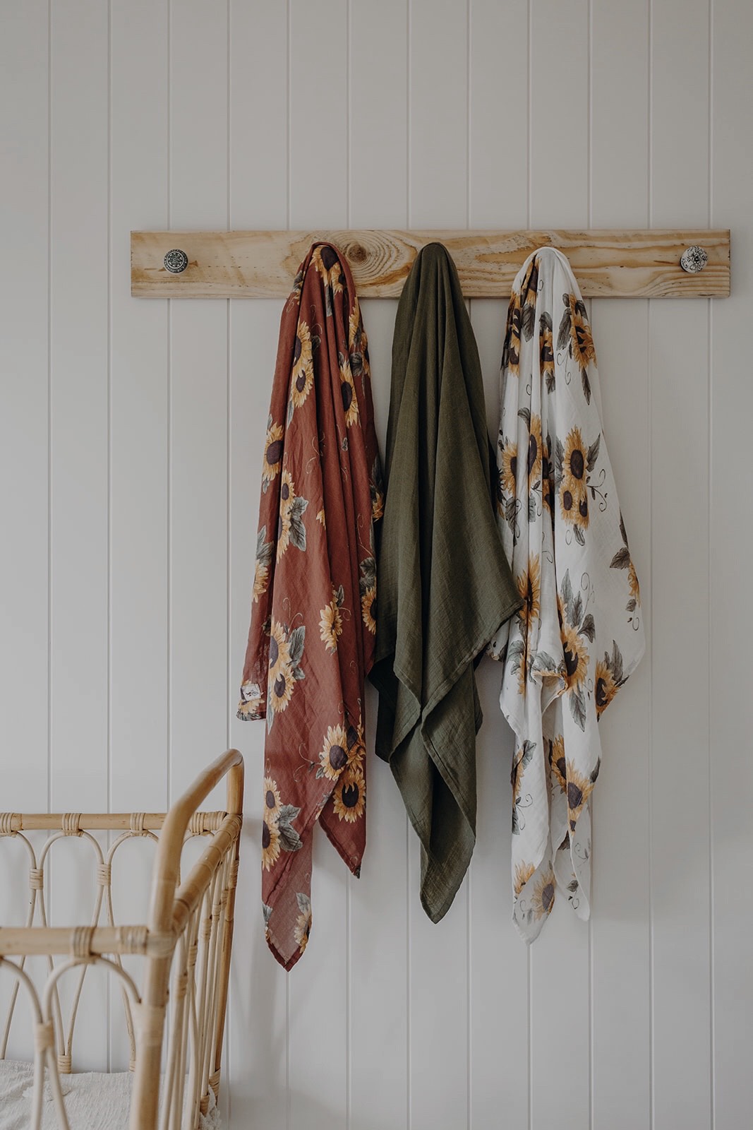Bamboo Muslin Swaddle Amber Apricot 