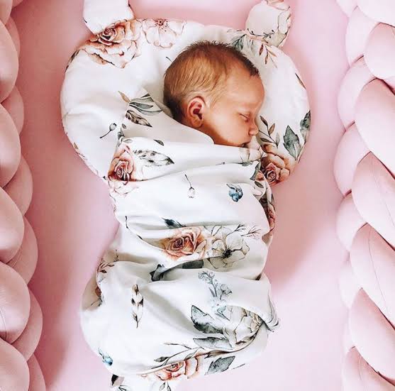 Bamboo Muslin Swaddle Vintage Flower