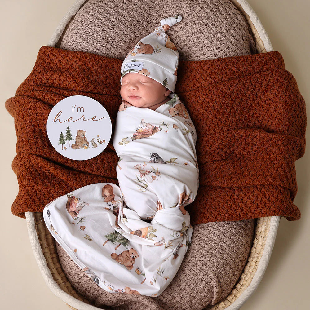 Swaddledecke Bears mit Beanie