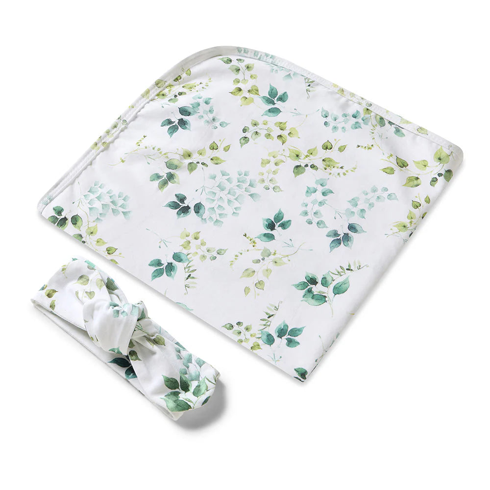 Swaddledecke Eden mit Stirnband