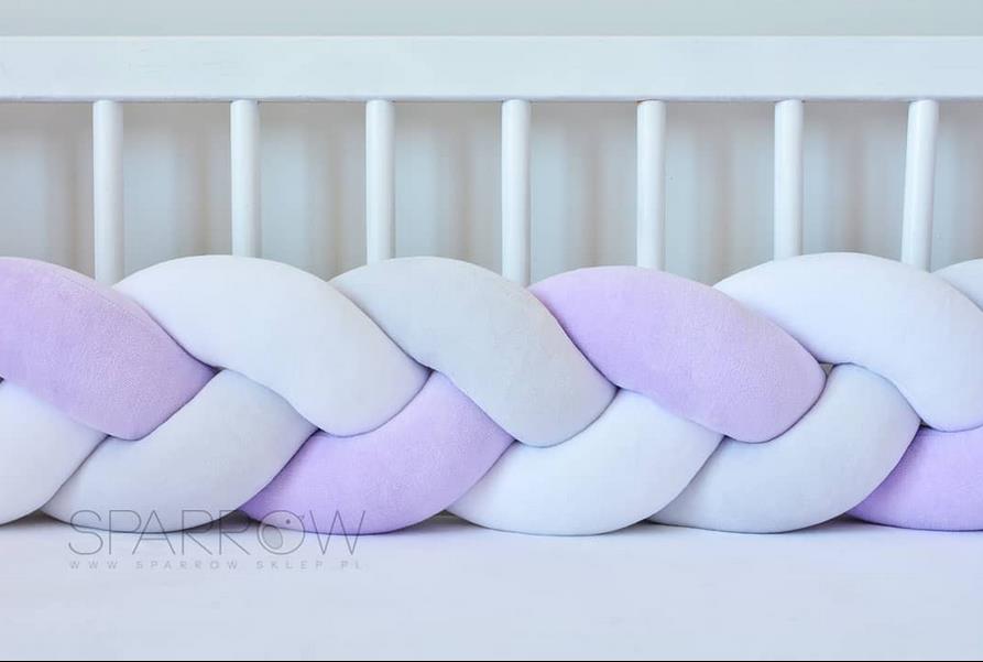 Bed snake White - Lavender - Light Grey