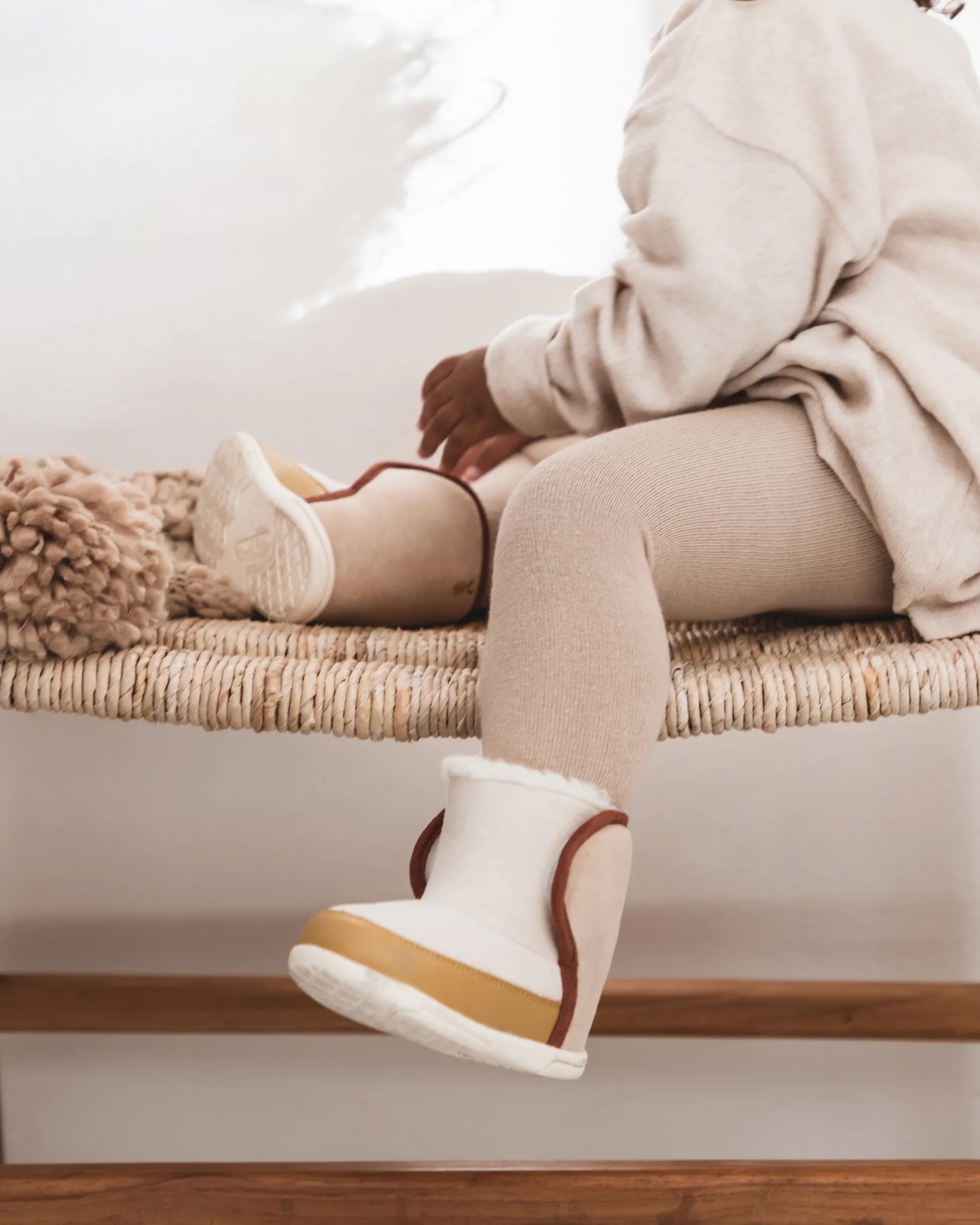 Thermo booties Oat