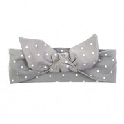 Headband Grey Dots