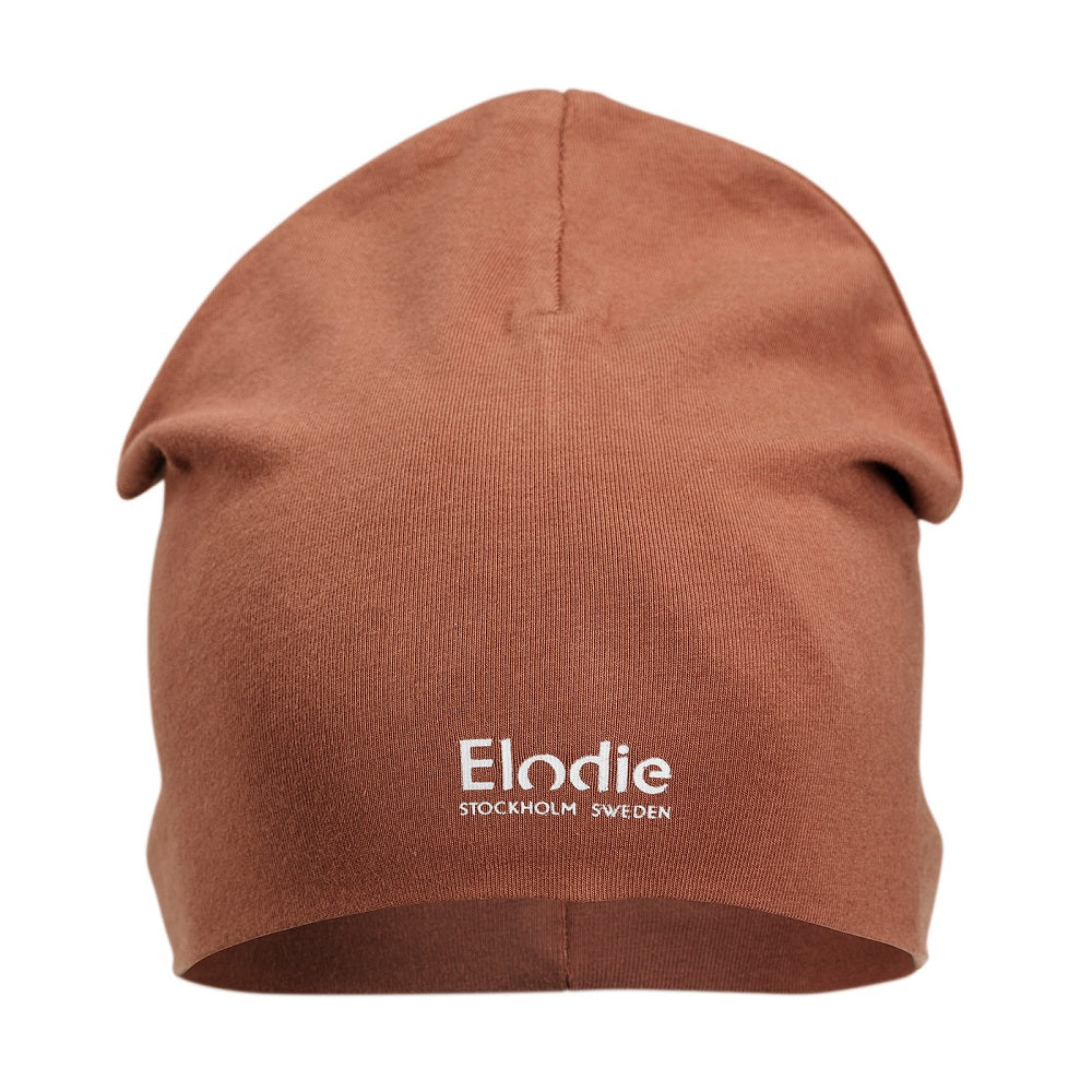 Logo Beanie Übergangszeit Burned Clay