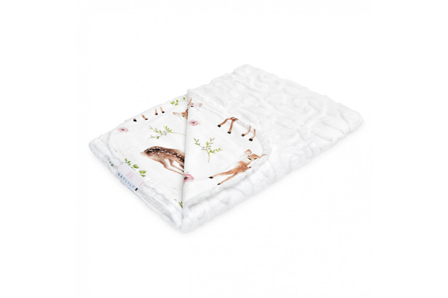 Luxe light Decke Fawns White
