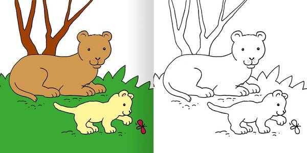 Mein erstes dickes Malbuch Bunte Tierwelt