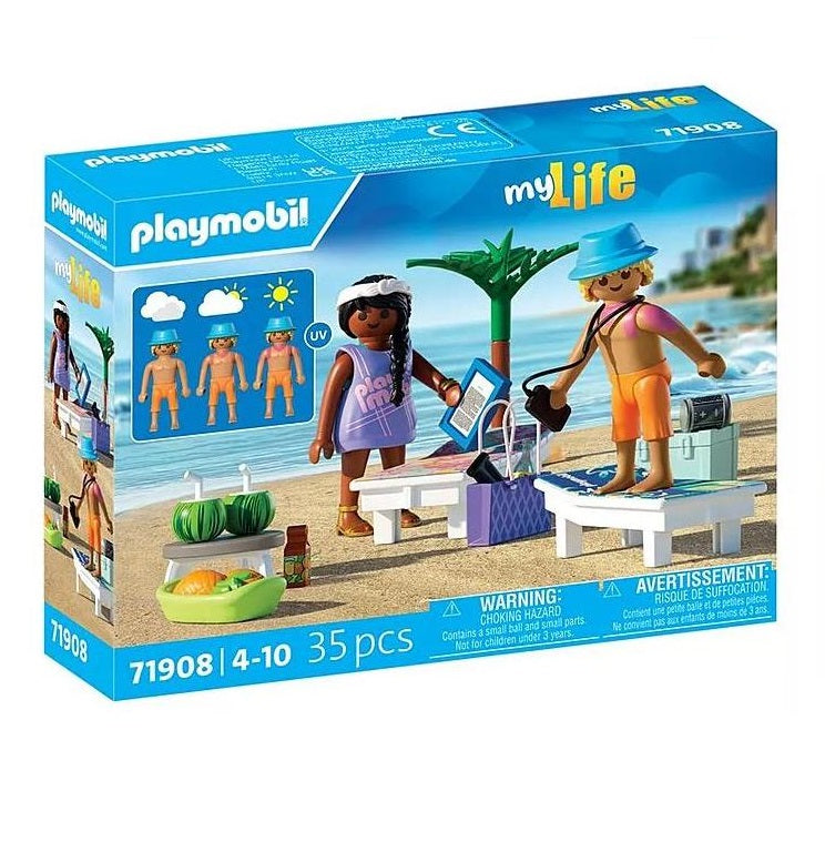 Couple's trip to the beach
