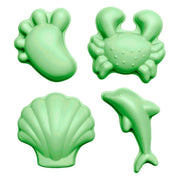 Lot de pailles en silicone Zoe, bleu multicolore