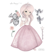 Wandsticker Moonlight Princess