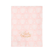 Grande couverture d'été en mousseline Ballon rose