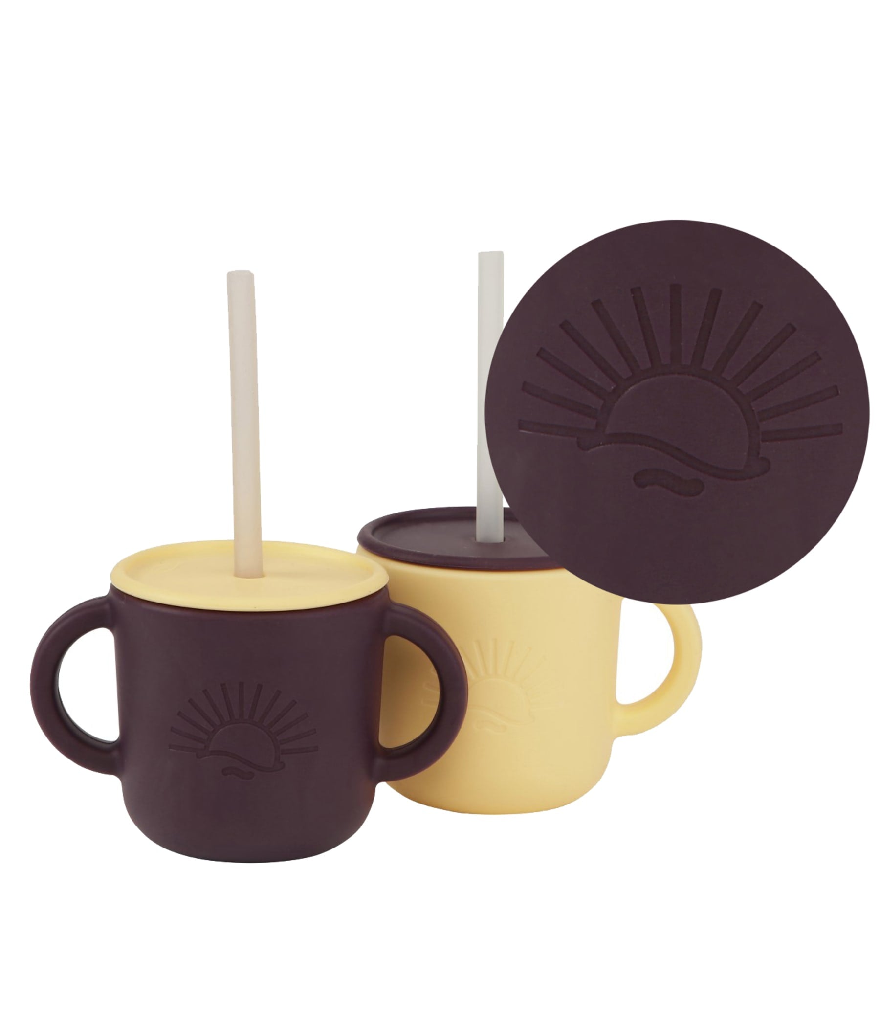 Silikon Set Trinklerntasse Gelb