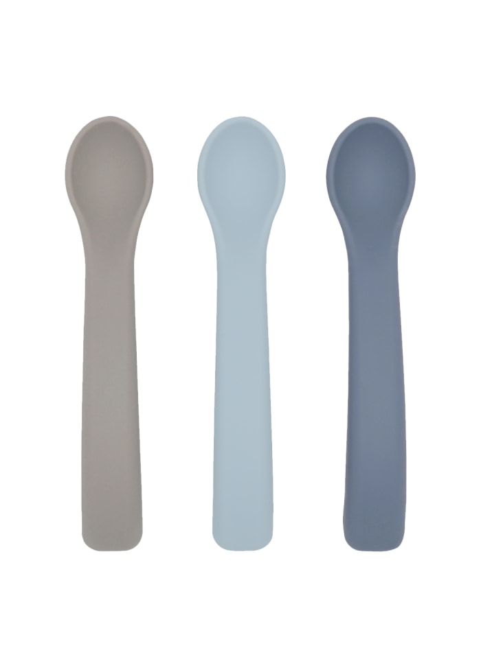 Silikon Löffel Set Blau