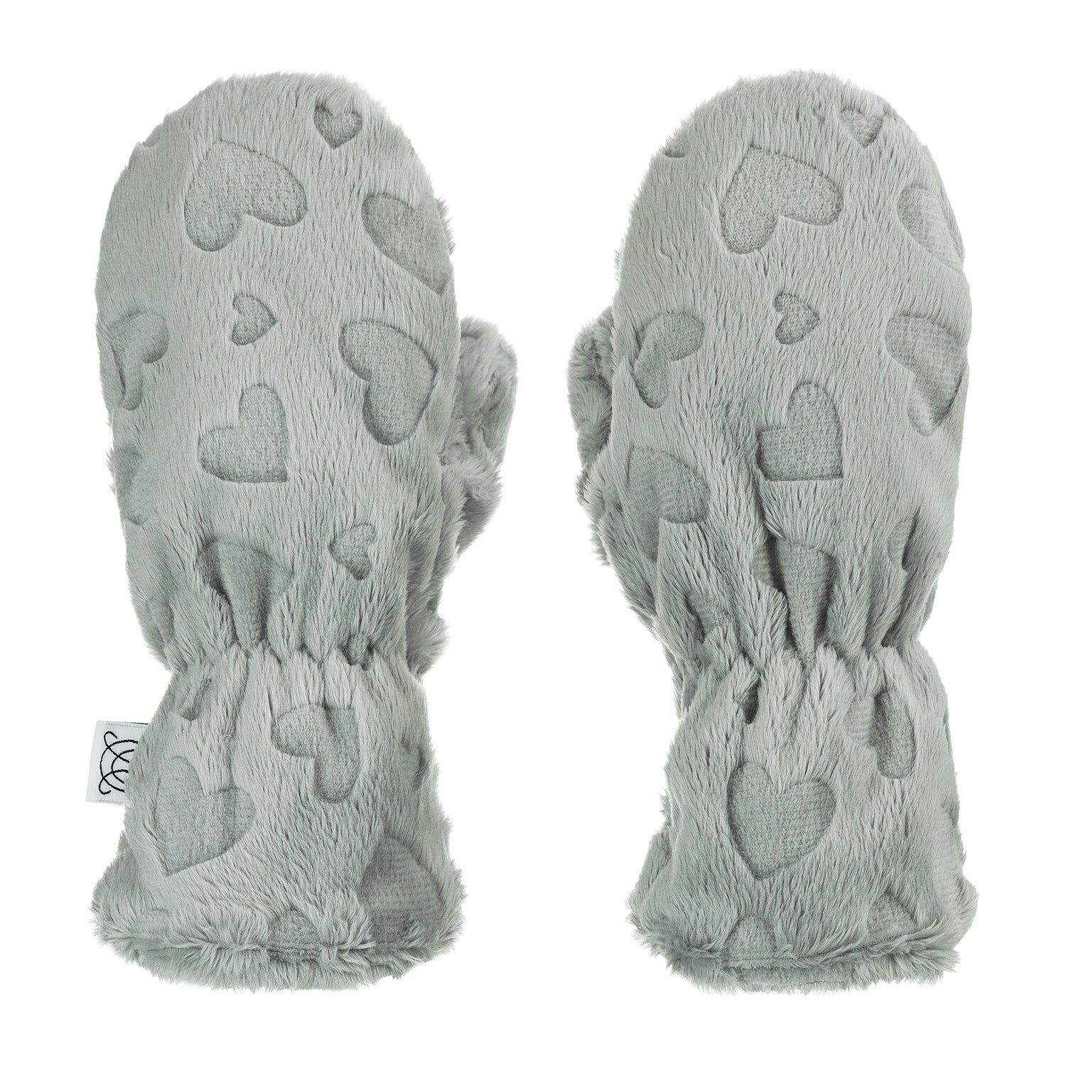 Minky Handschuhe Grau 1-4 Jahre