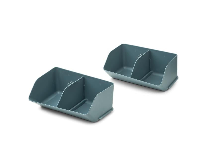 Schreibtisch-Organizer Rosemary M 2er Set Whale Blue