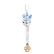 Lot de pailles en silicone Zoe, bleu multicolore