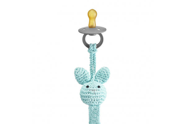 Schnullerclip Bunny Mint