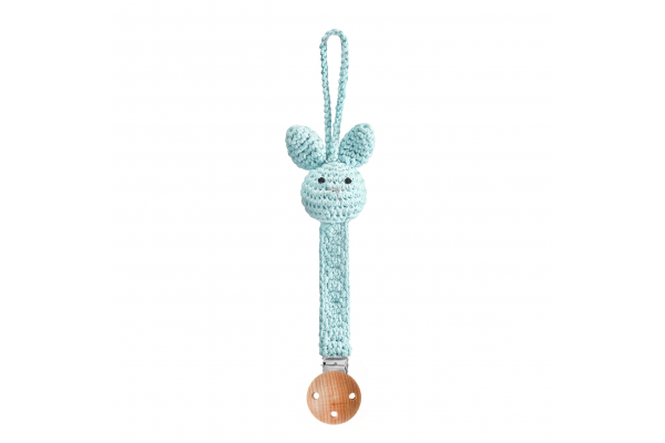 Schnullerclip Bunny Mint