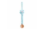 Lot de pailles en silicone Zoe, bleu multicolore