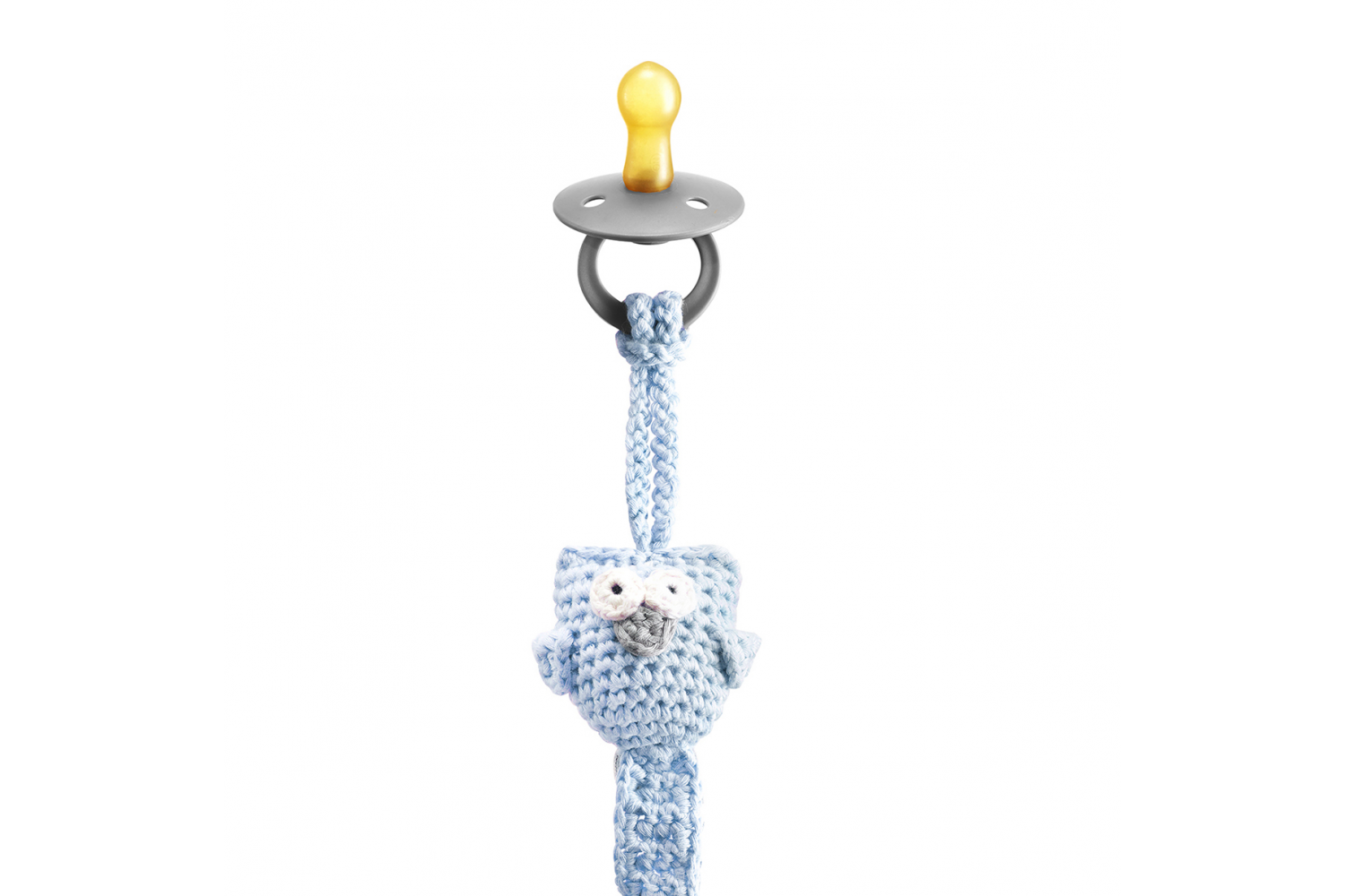 Lot de pailles en silicone Zoe, bleu multicolore