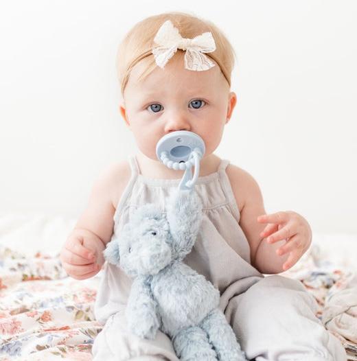 Lot de pailles en silicone Zoe, bleu multicolore