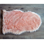 Kunstlammfell Pelt Peach
