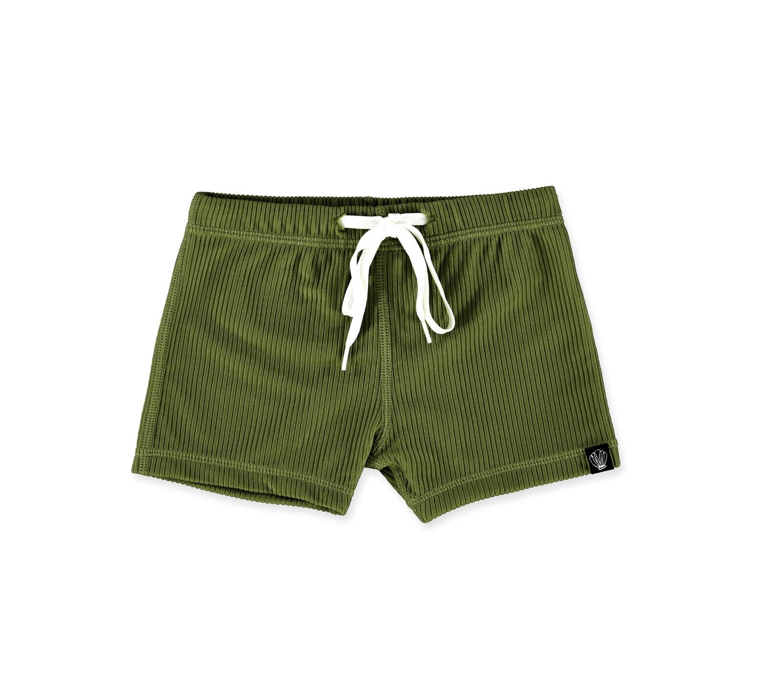 UV Badeshorts Ribbed Pesto