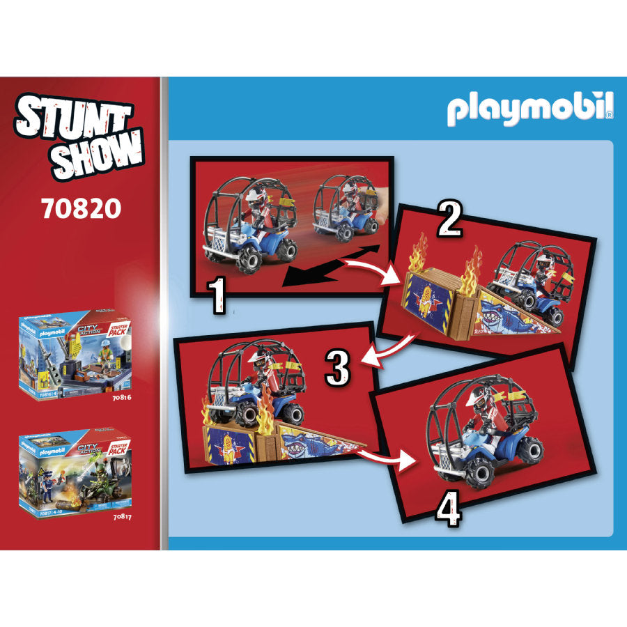 Starter Pack Stunt Show Quad with Fire Ramp