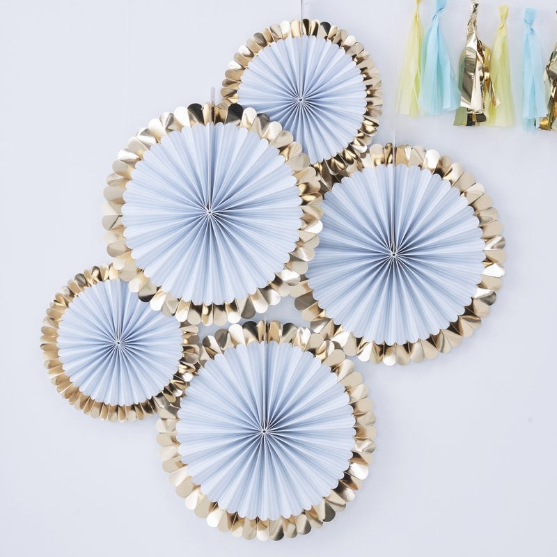 Lot de pailles en silicone Zoe, bleu multicolore