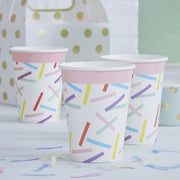 Zoe Set of Silicone Drinking Straws Blue Multi Mix