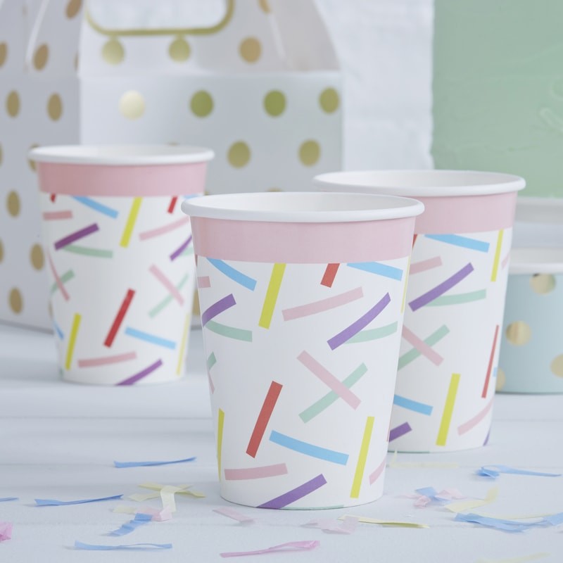 Zoe Set of Silicone Drinking Straws Blue Multi Mix