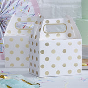 Partyboxen Polka Dot Gold