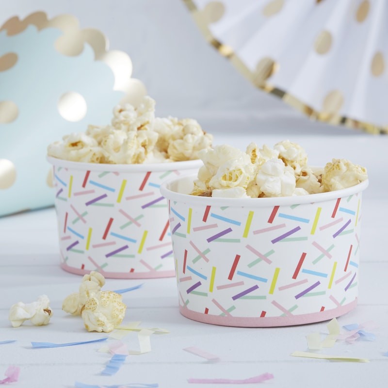 Partyschalen Eiscremeschale Sprinkles