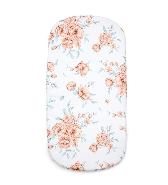 Spanntuch für Wiege / Moseskorb / Kinderwagen Bloom Revival