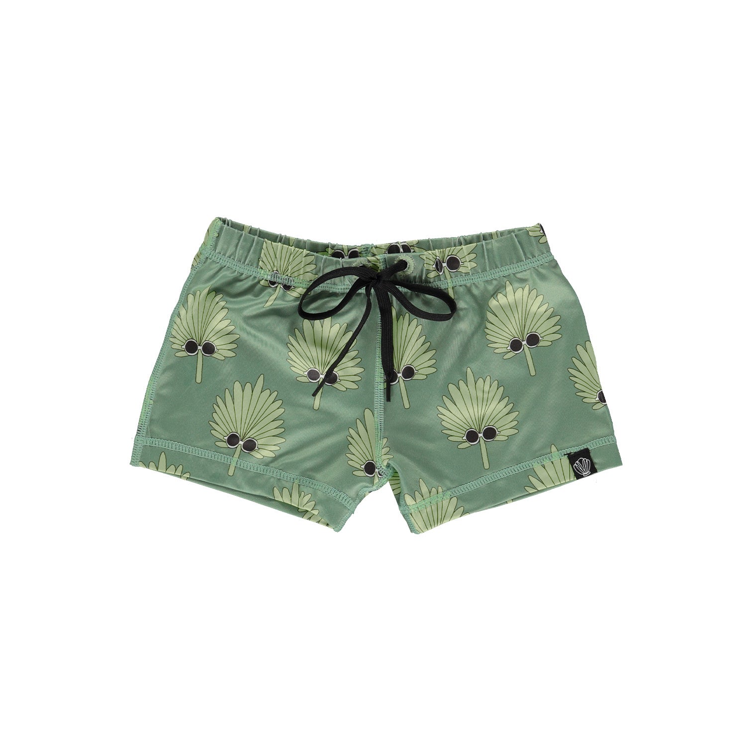 UV Badeshorts Palmwedel Olive