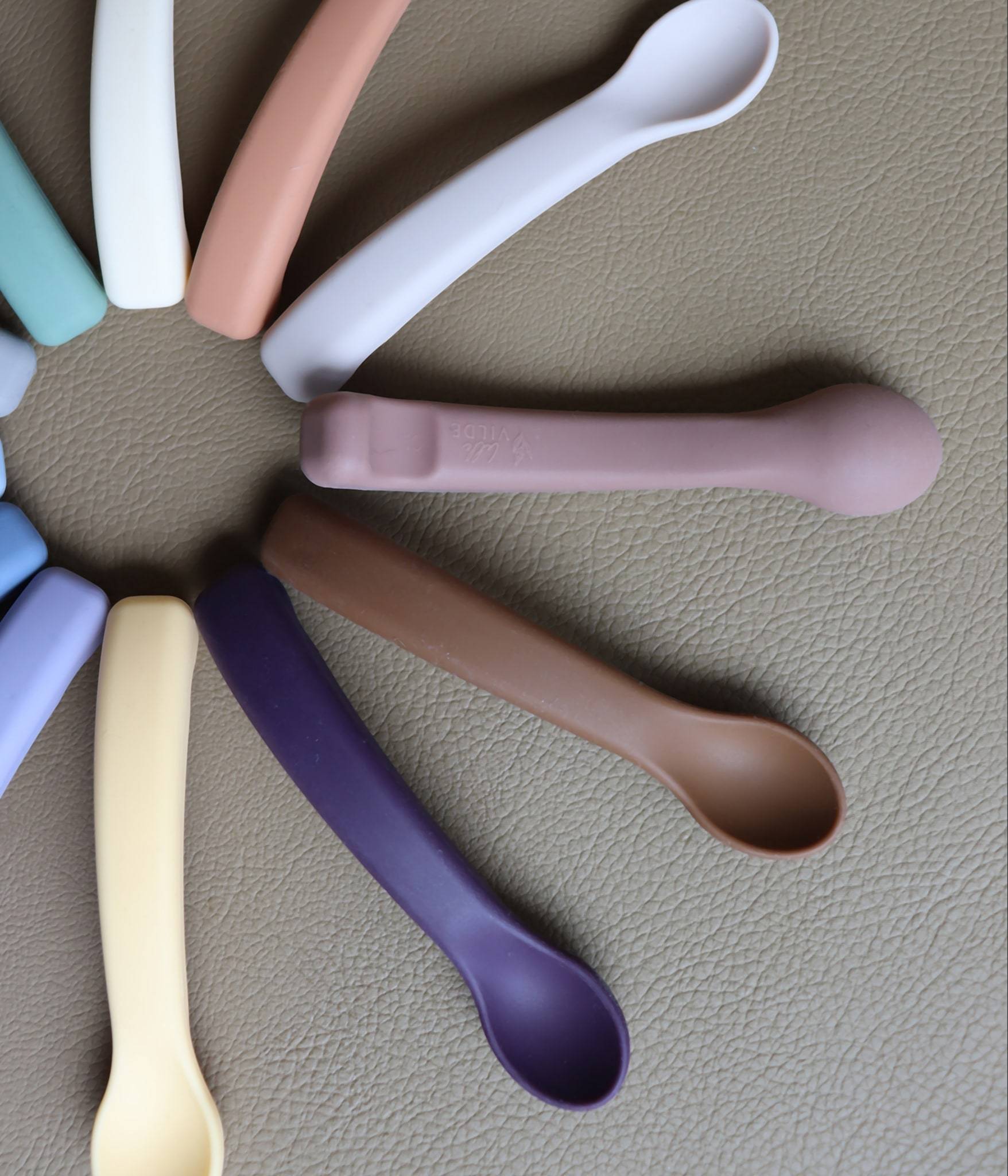 Zoe Set of Silicone Drinking Straws Blue Multi Mix