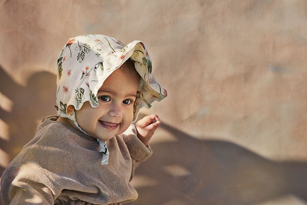 Muslin Sommer Bonnet Meadow Blossom