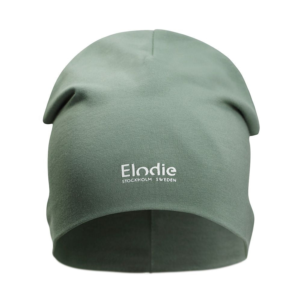 Logo Beanie Übergangszeit Hazy Jade