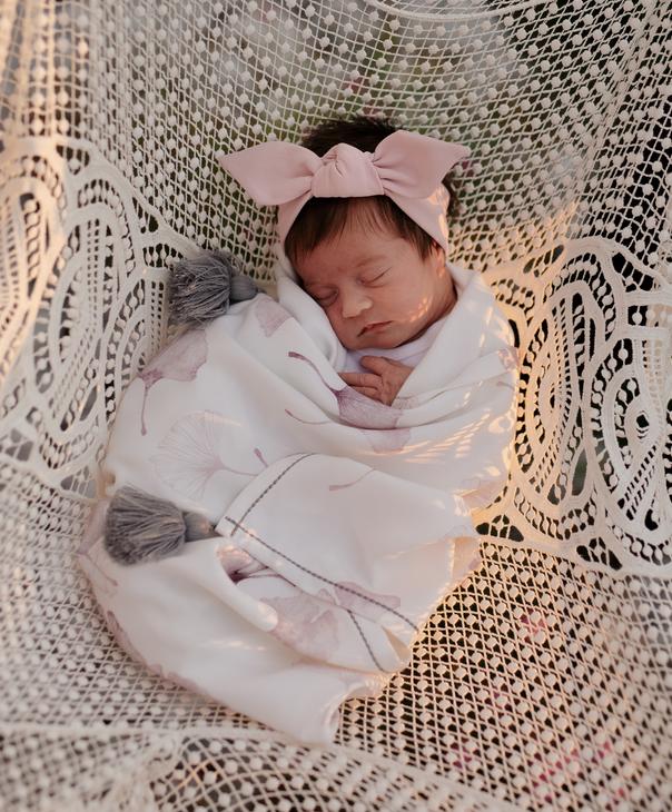Swaddle mit Pommel Ginko