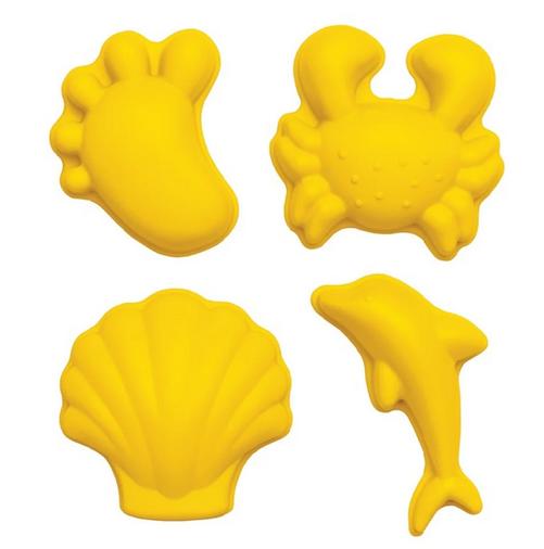 Lot de pailles en silicone Zoe, bleu multicolore