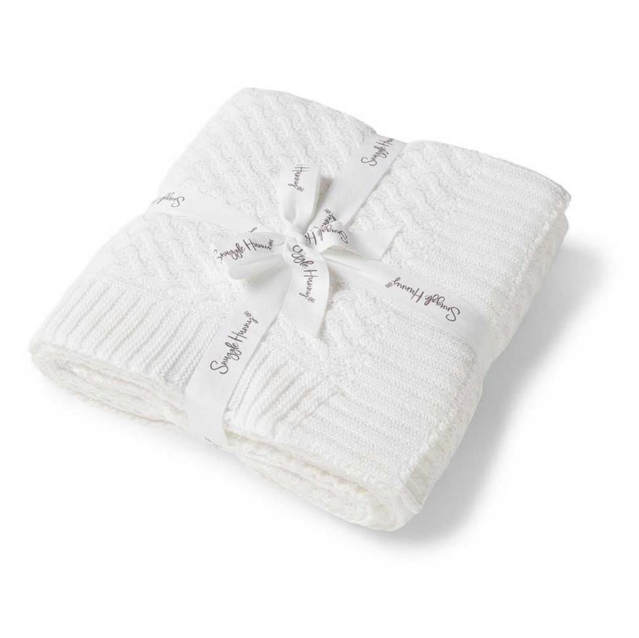 Diamond Strickdecke Weiss