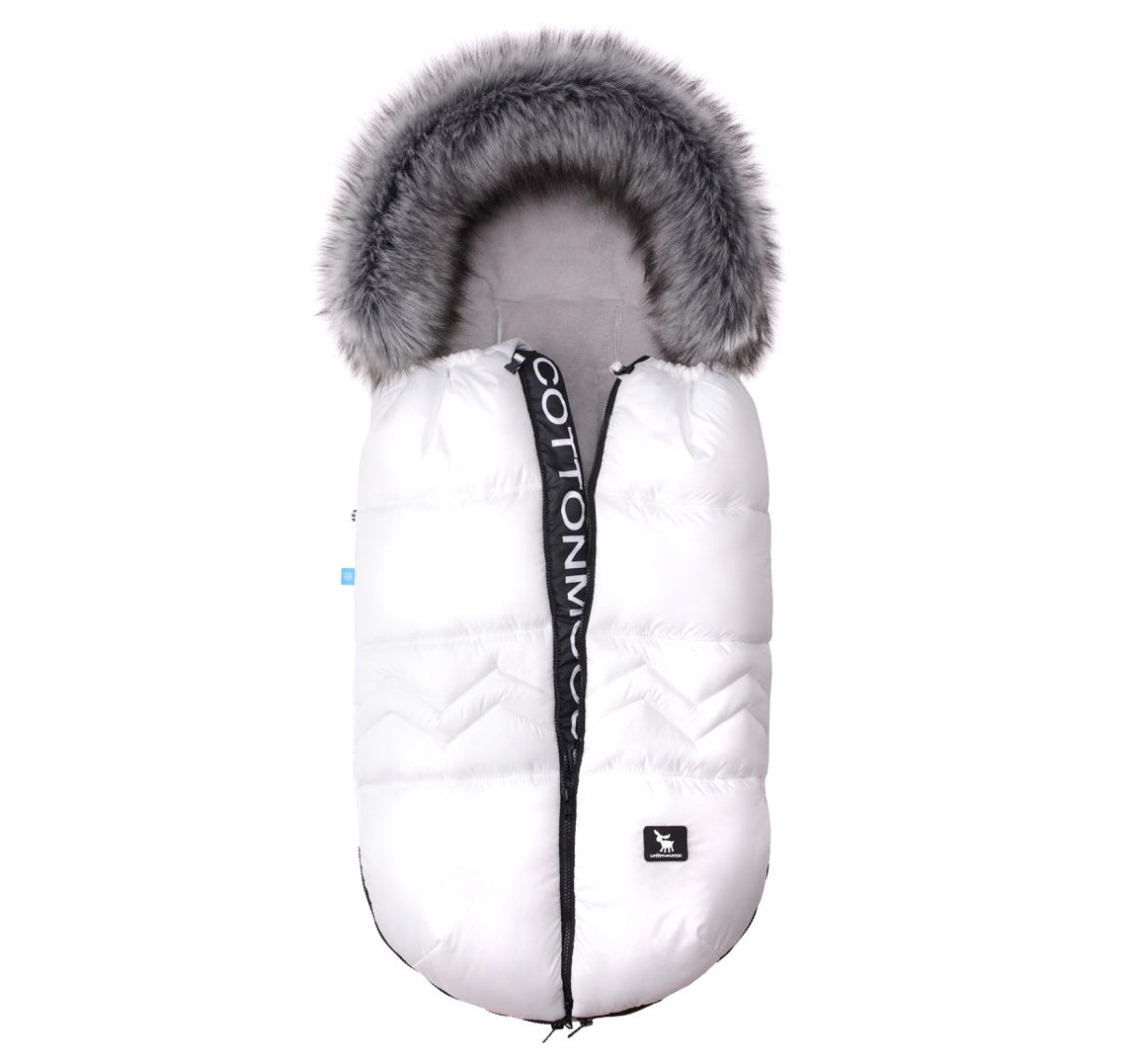 Fusssack North Moose Logo Weiss