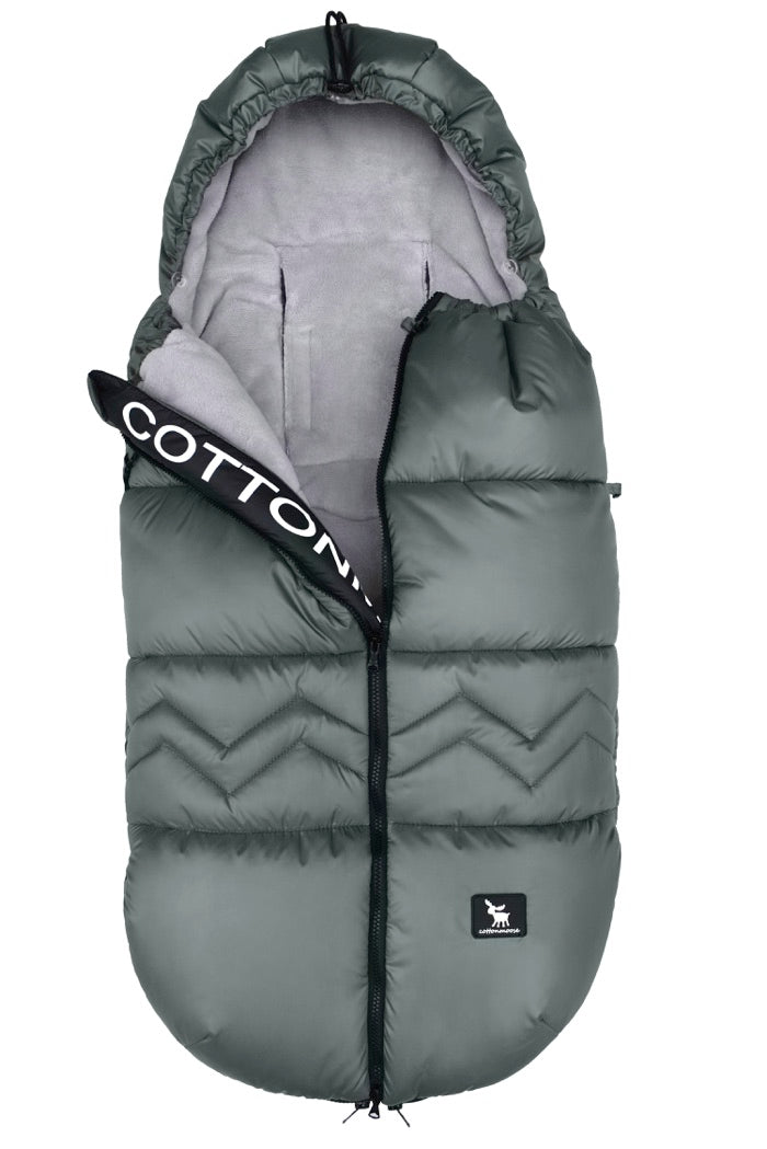 Fusssack North Moose Logo Grau