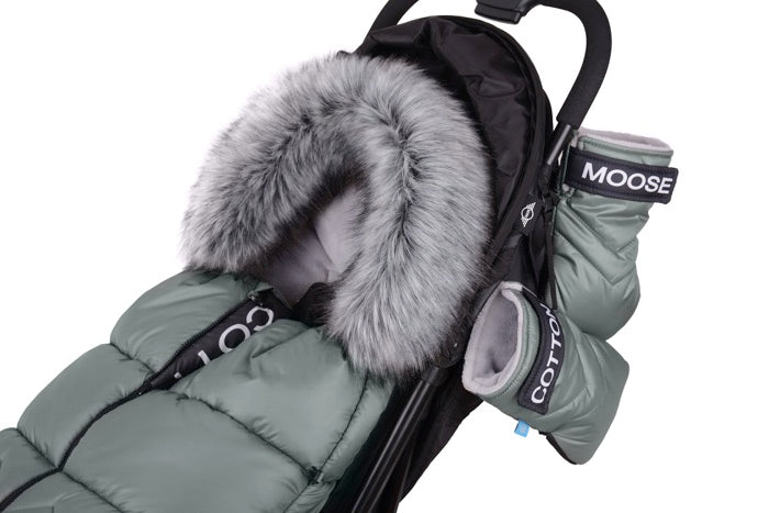 Fusssack North Moose Logo Grau