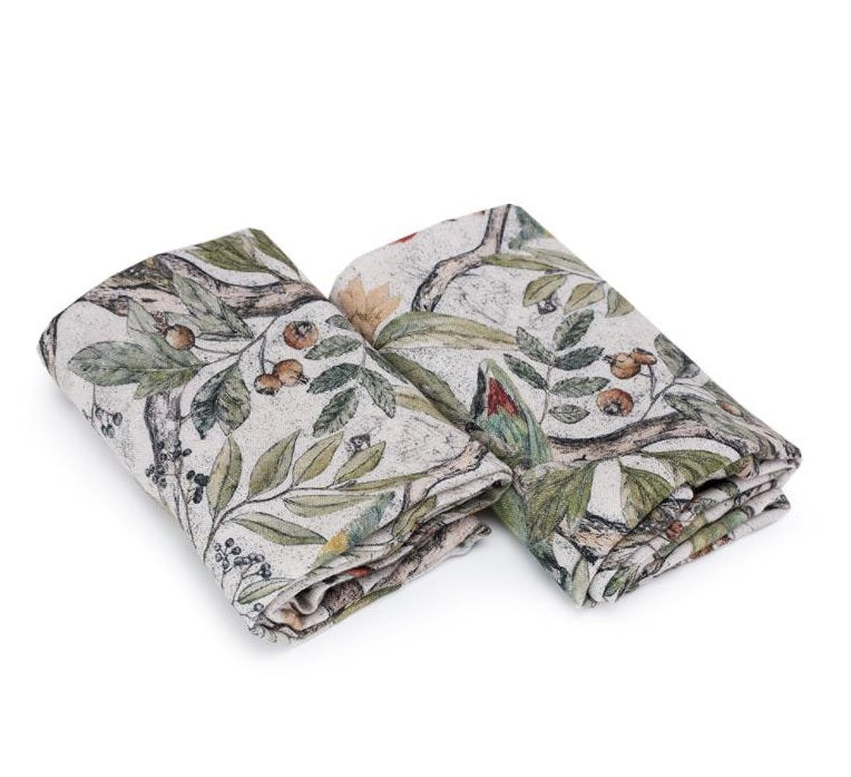 Muslin 2er Set Ornithology