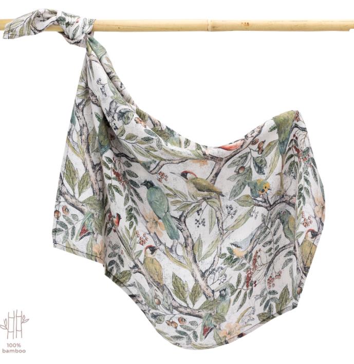 Muslin 2er Set Ornithology