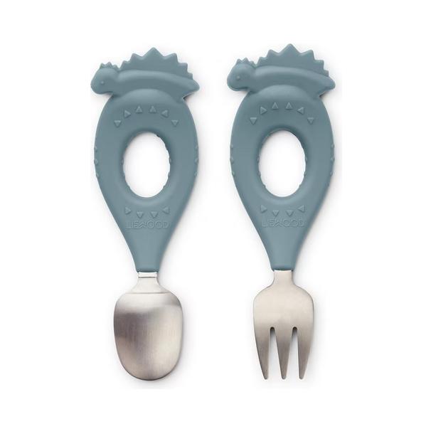 Stanley Babybesteckset Dino Whale Blue