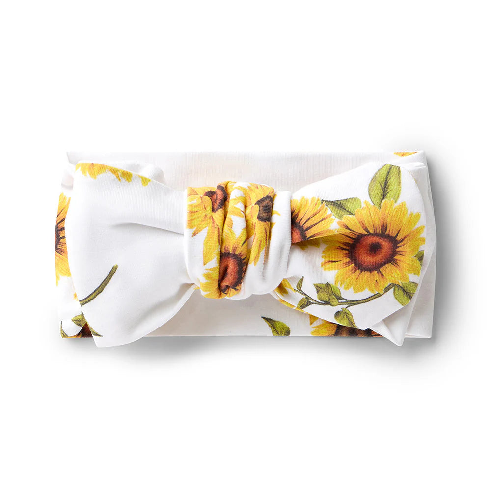 Oversize Stirnband Sonnenblume